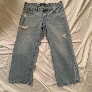 Hollister Light Blue Distressed Women Jeans